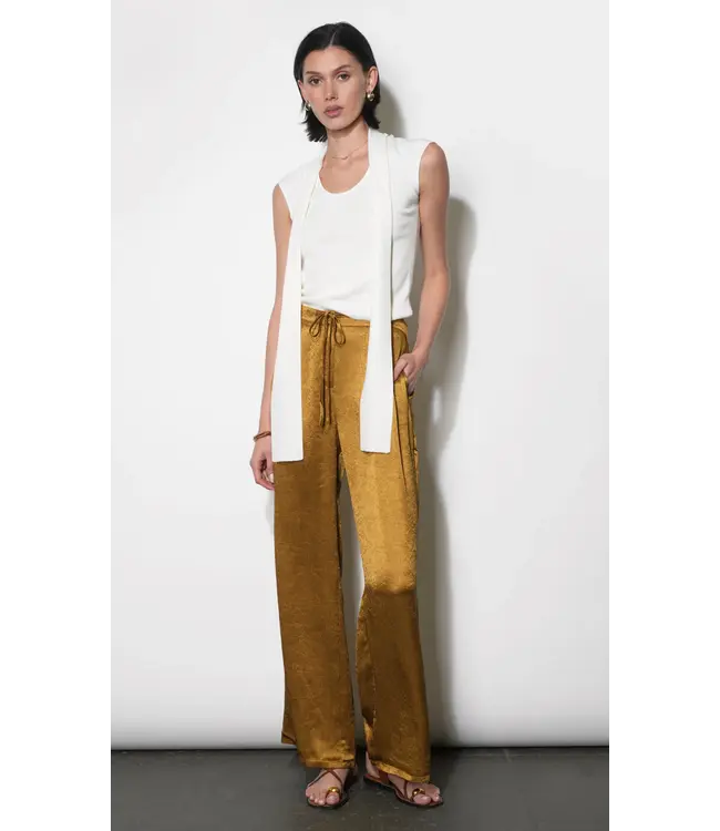 Greylin Nova Satin Wide Leg Pants