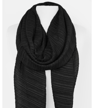 Pleated Oblong Scarf
