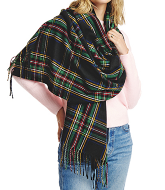 Plaid Party Oblong Scarf