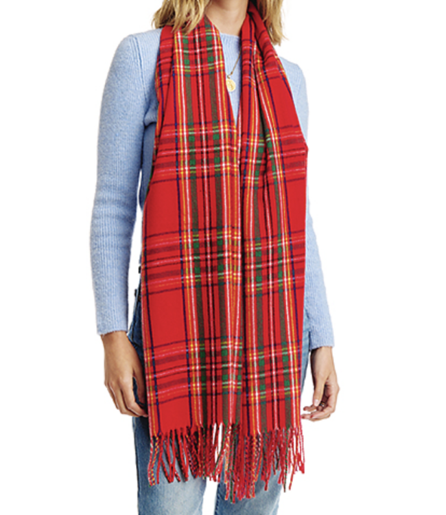 Plaid Party Oblong Scarf