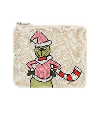 Grinch Santa Coin Purse