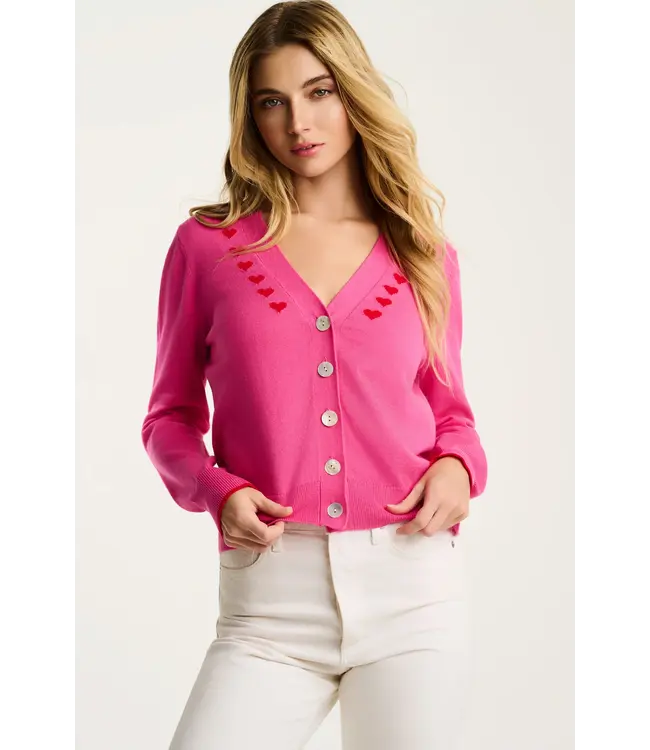 Lisa Todd Call it Love Heart Cardigan