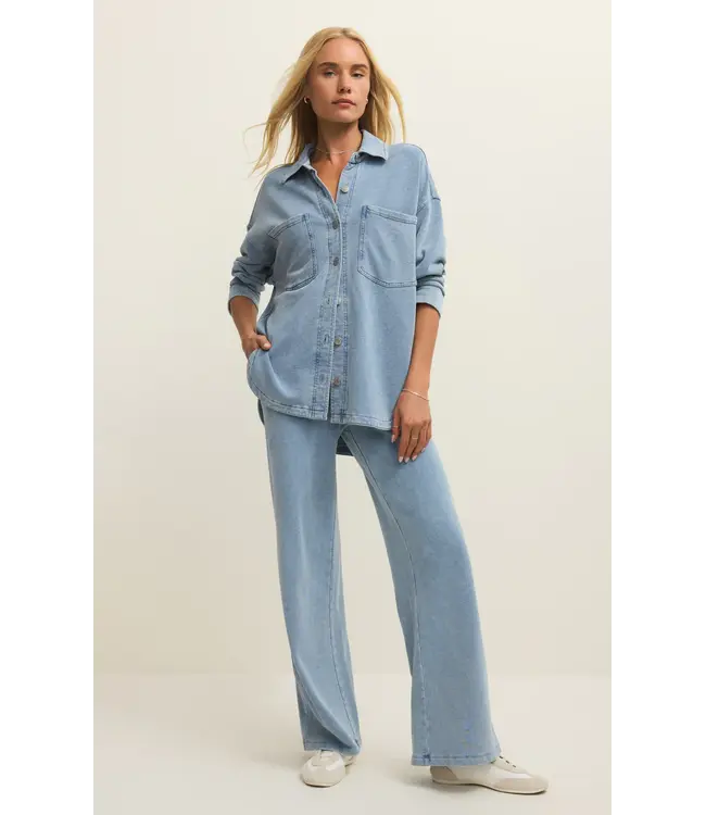 Z Supply All Day Knit Denim Jacket