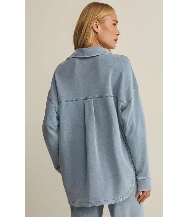 Z Supply All Day Knit Denim Jacket