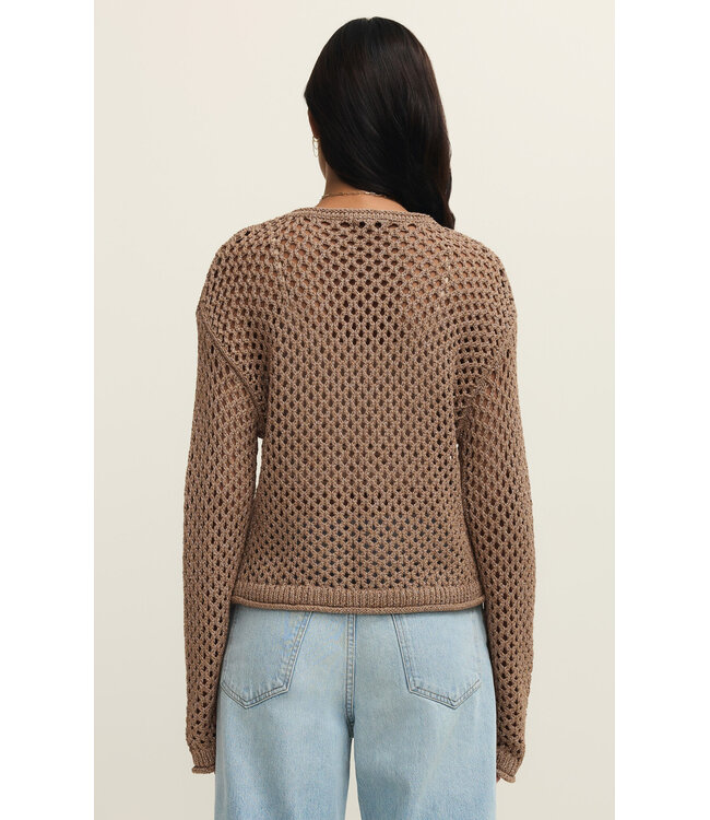 Z Supply Cala Shimmer Crochet Sweater