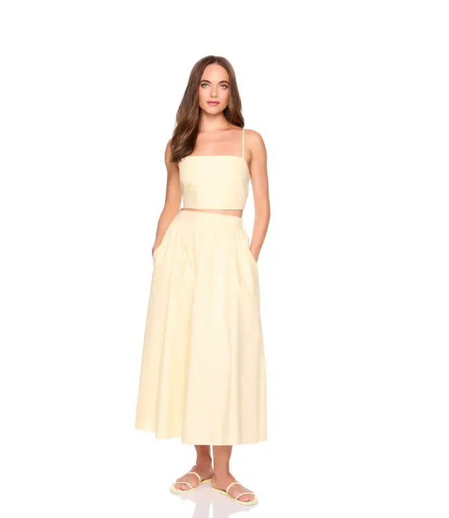 Susana Monaco Poplin Open Back Tank Tie Top