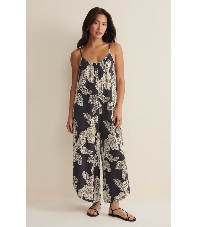 Z Supply Asha Floral Flare Jumpsuit