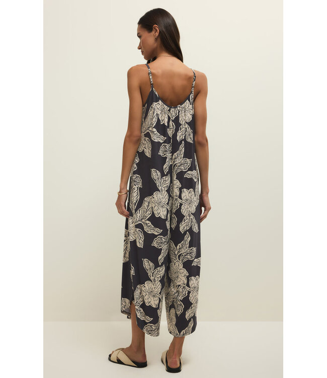 Z Supply Asha Floral Flare Jumpsuit