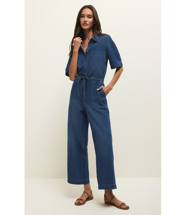 Z Supply Elsie Denim Jumpsuit