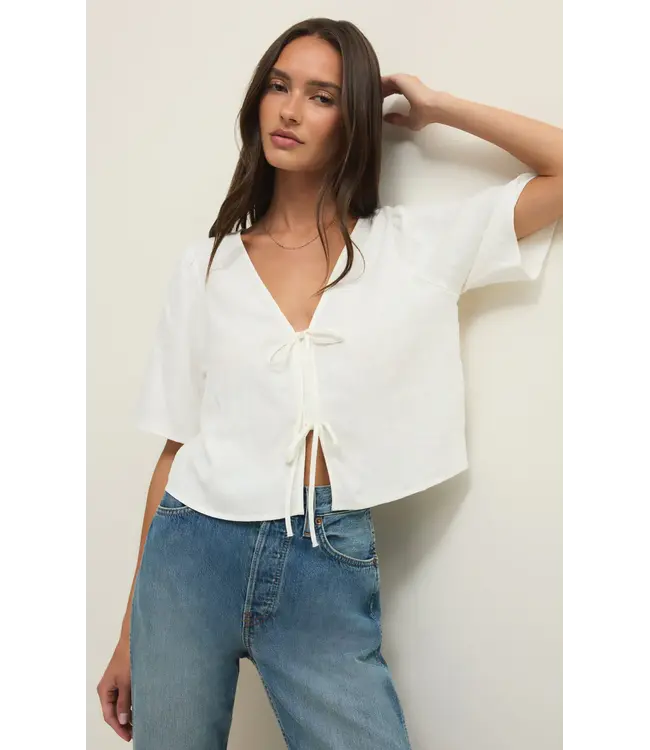 Z Supply La Belle Linen Top