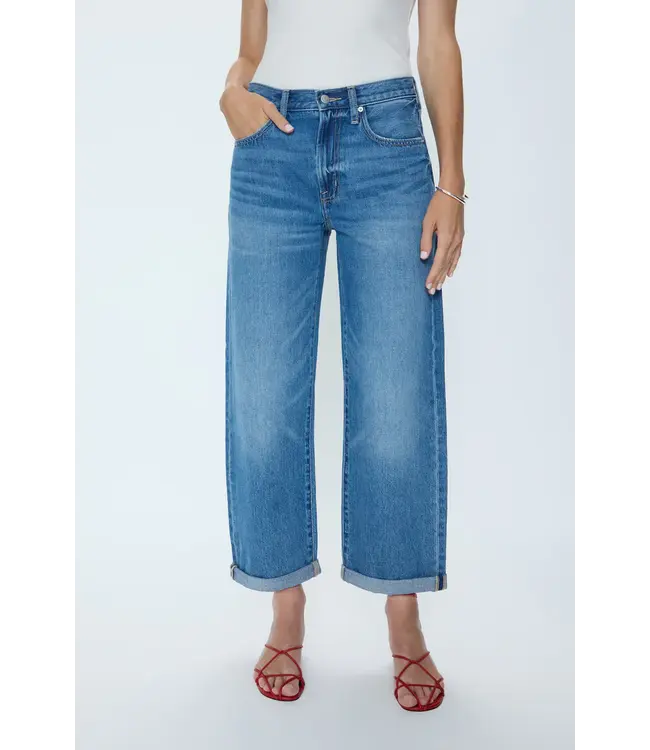 Pistola Donny Rolled Hem Boyfriend Jean