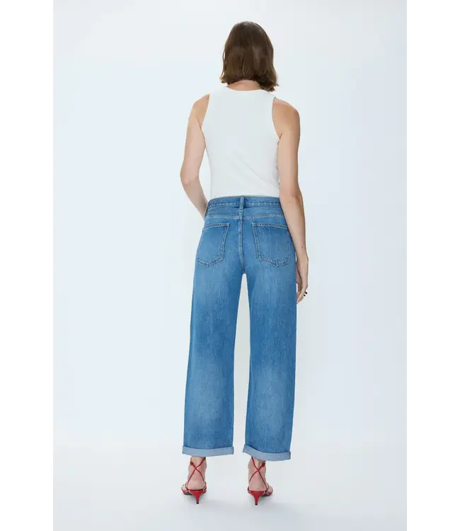 Pistola Donny Rolled Hem Boyfriend Jean