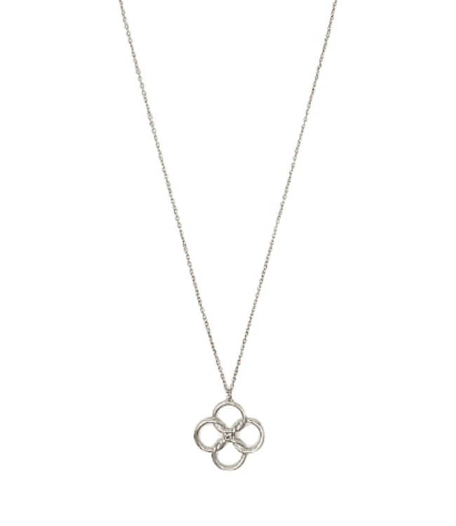 Twisted Clover Long Necklace
