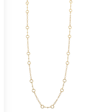 Horsebit Station Long Necklace