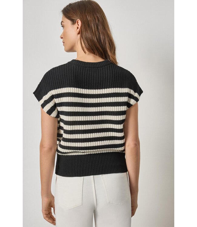 Lilla P Textured Wedge Sweater