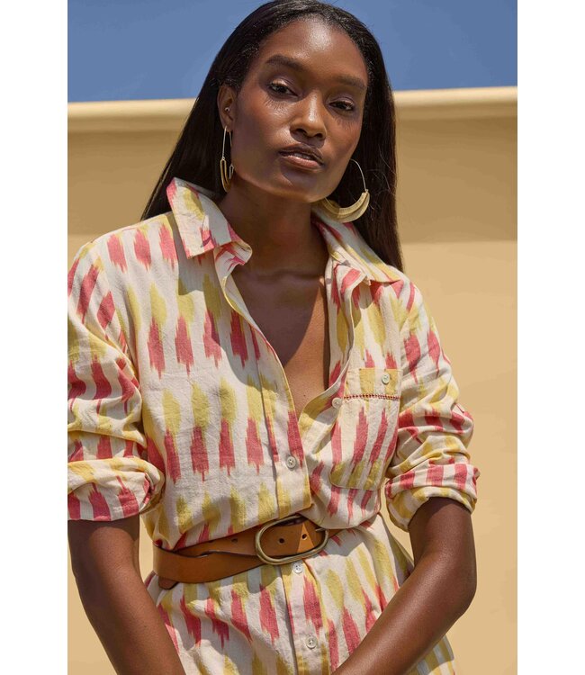 Lilla P Ikat Shirt Dress