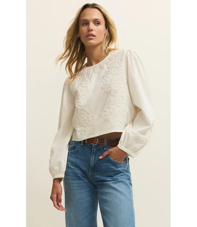 Z Supply Tatiana Poplin Top