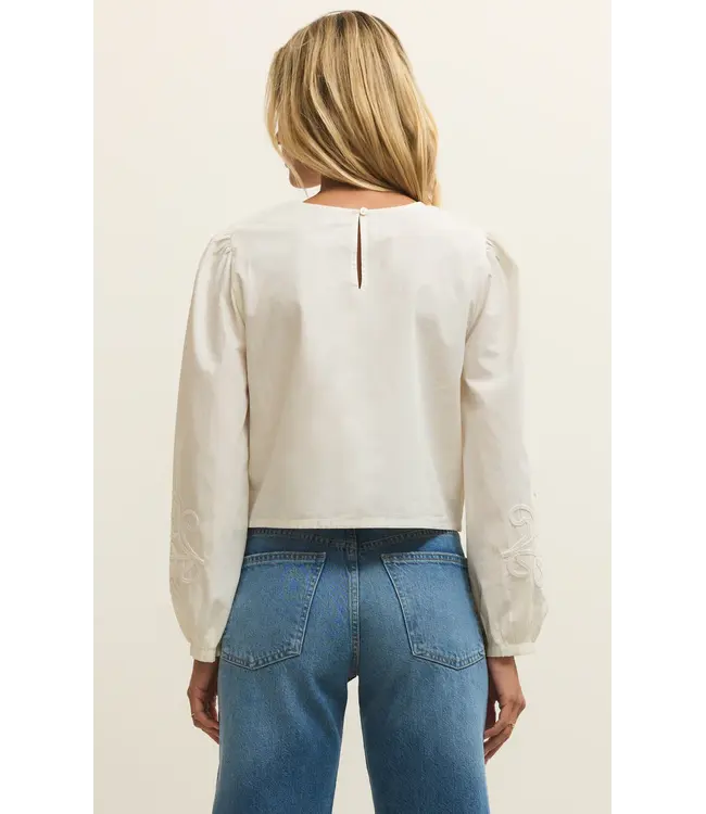 Z Supply Tatiana Poplin Top