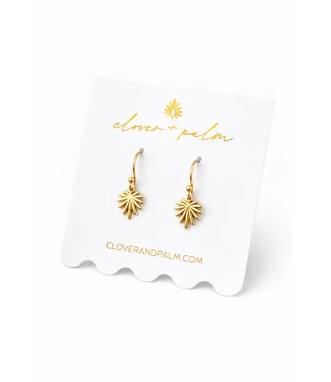 Clover + Palm Signature Palm Dangle Earrings