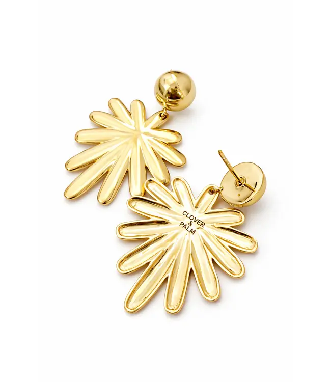 Clover + Palm Signature Palm Post Earrings