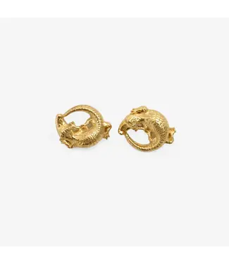 Clover + Palm Alligator Studs