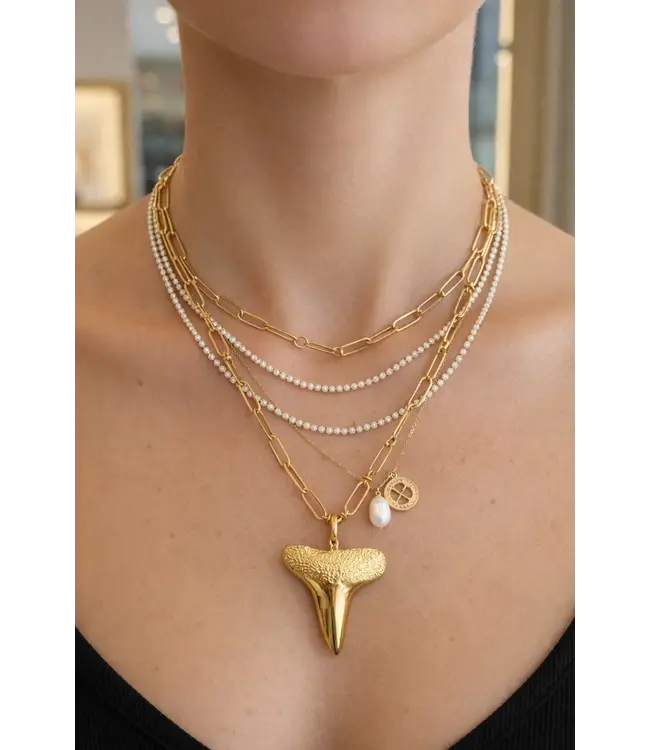 Clover + Palm C+P Modern Paperclip Chain