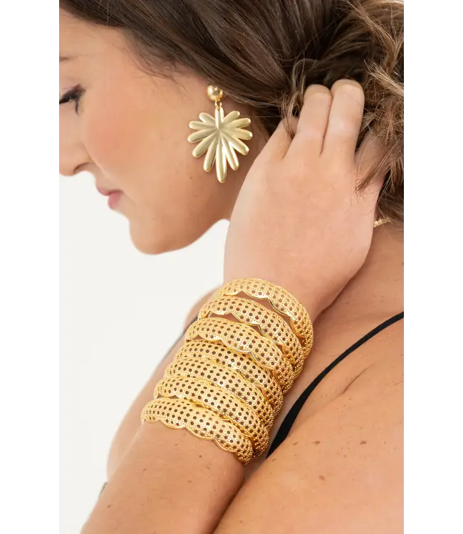 Clover + Palm Heirloom Cuff