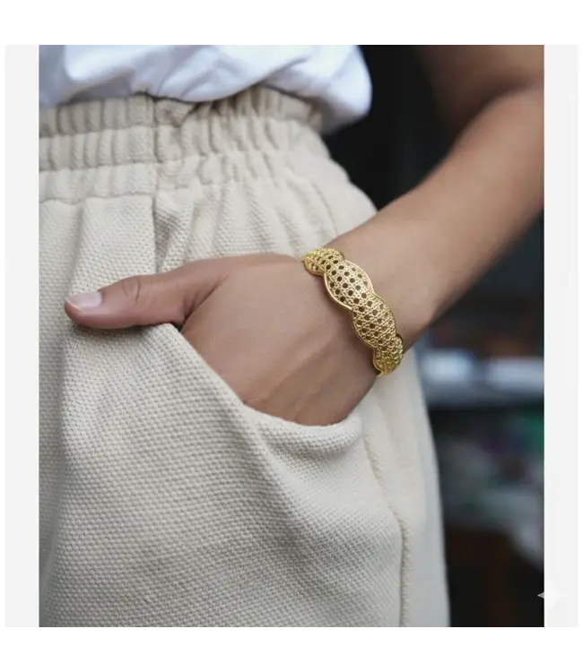 Clover + Palm Heirloom Cuff