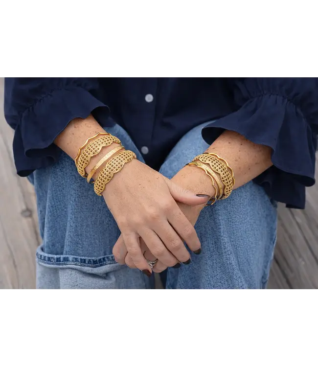 Clover + Palm Heirloom Cuff