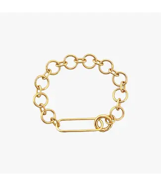 Clover + Palm Harbor Link Bracelet