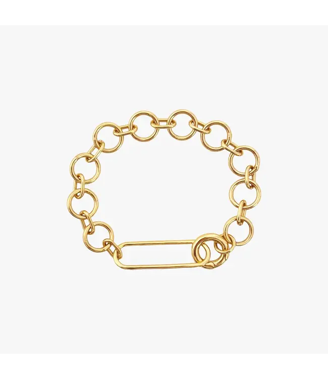 Clover + Palm Harbor Link Bracelet