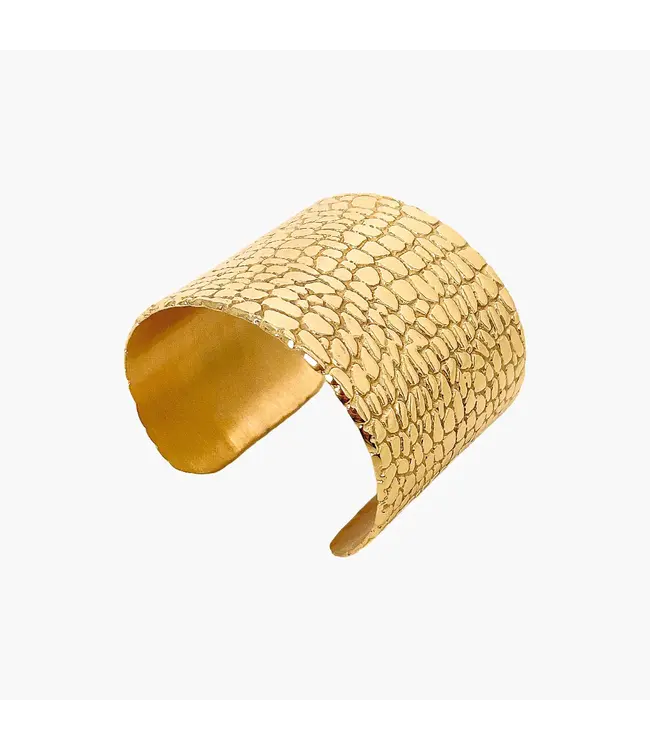 Clover + Palm Palmetto Hide Cuff