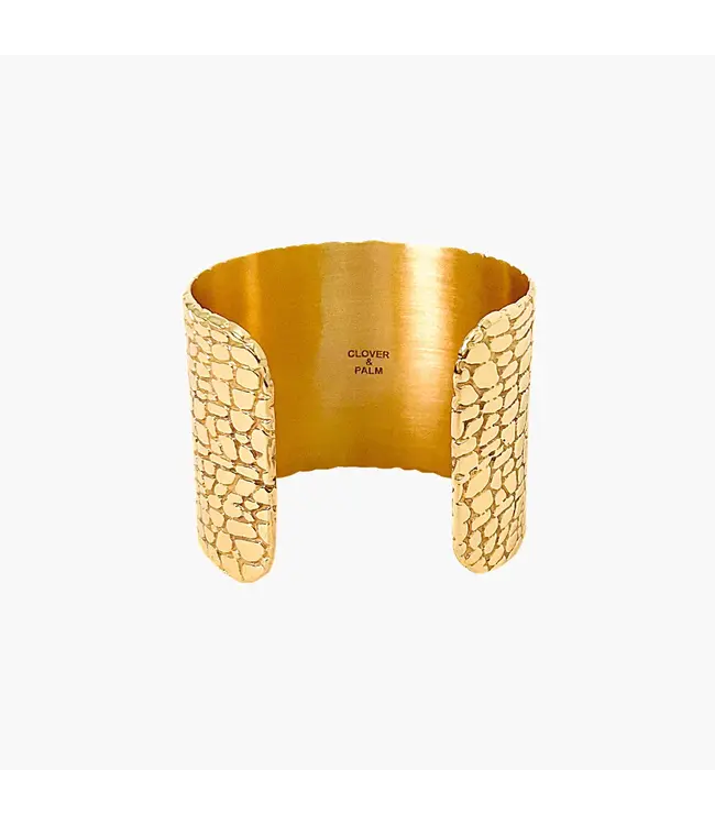 Clover + Palm Palmetto Hide Cuff