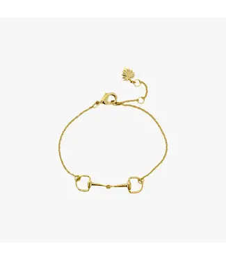 Clover + Palm Horse Bit Bracelet