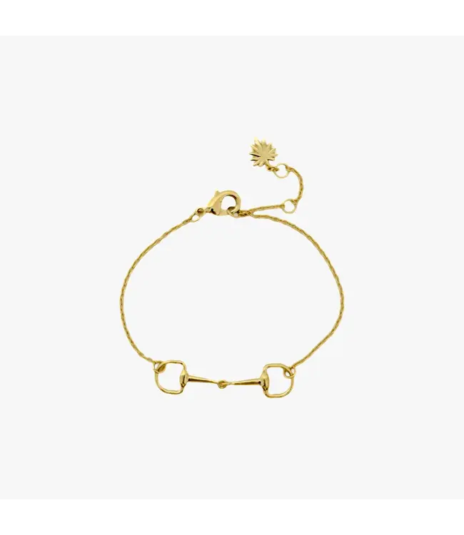 Clover + Palm Horse Bit Bracelet