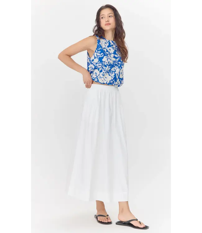 Greylin Ana Poplin Midi Skirt