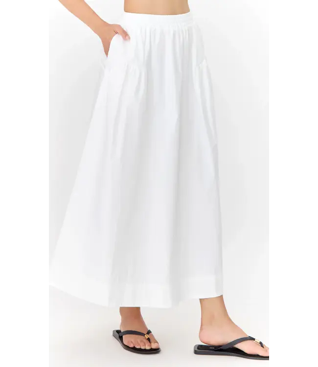 Greylin Ana Poplin Midi Skirt