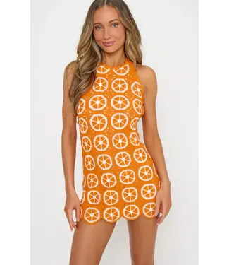 Show Me Your Mumu Happy Halter Mini Dress