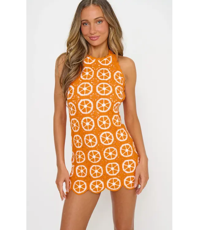 Show Me Your Mumu Happy Halter Mini Dress