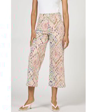 Dear John Audrey Crop Print Jeans