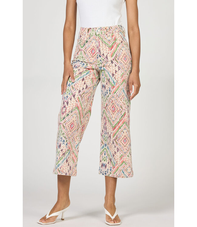 Dear John Audrey Crop Print Jeans