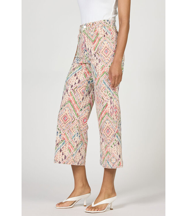 Dear John Audrey Crop Print Jeans