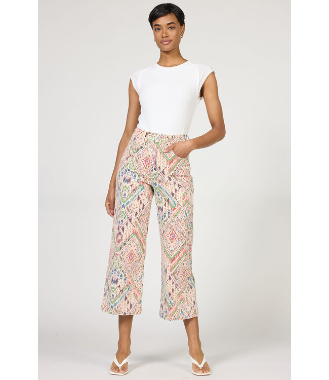 Dear John Audrey Crop Print Jeans