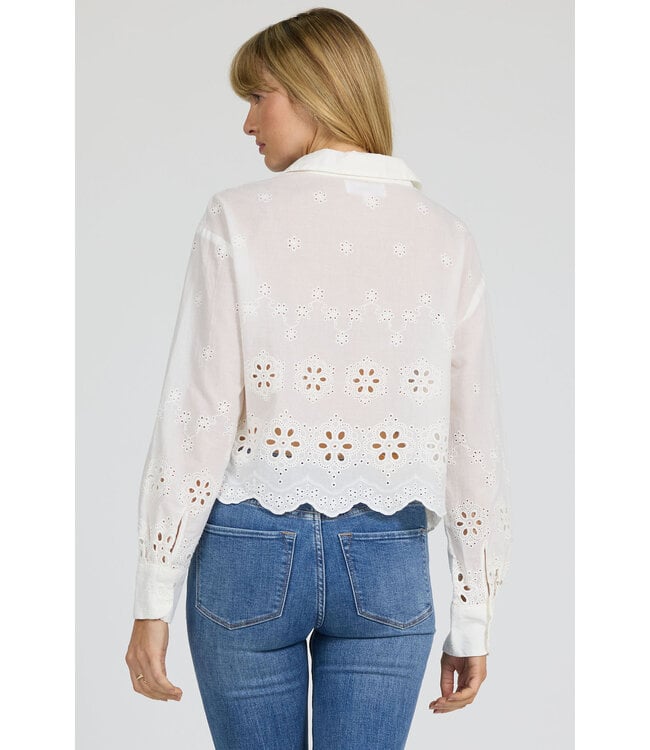Dear John Miranda Scallop Blouse