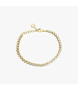 Clover + Palm Tennis Bracelet