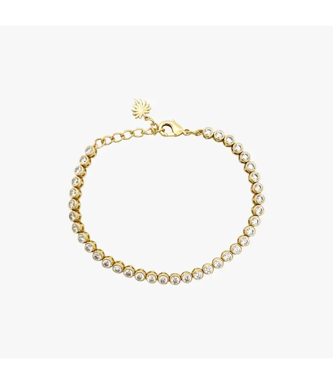 Clover + Palm Tennis Bracelet