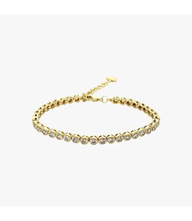 Clover + Palm Tennis Bracelet