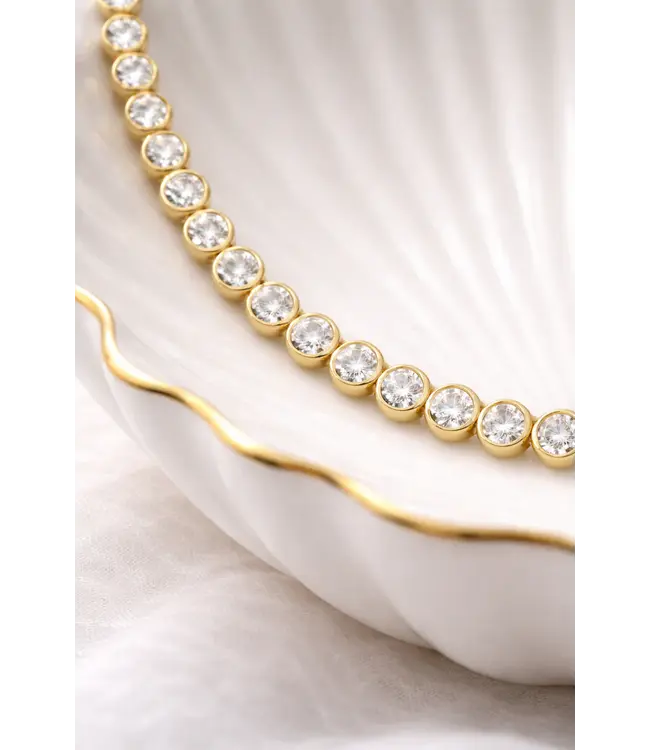 Clover + Palm Tennis Bracelet