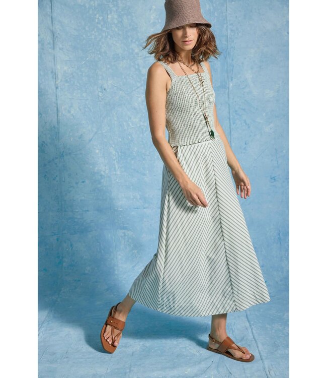 Lilla P Stripe Maxi Skirt