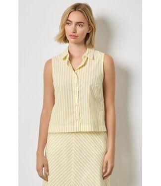 Lilla P Striped Slvlss Shirt